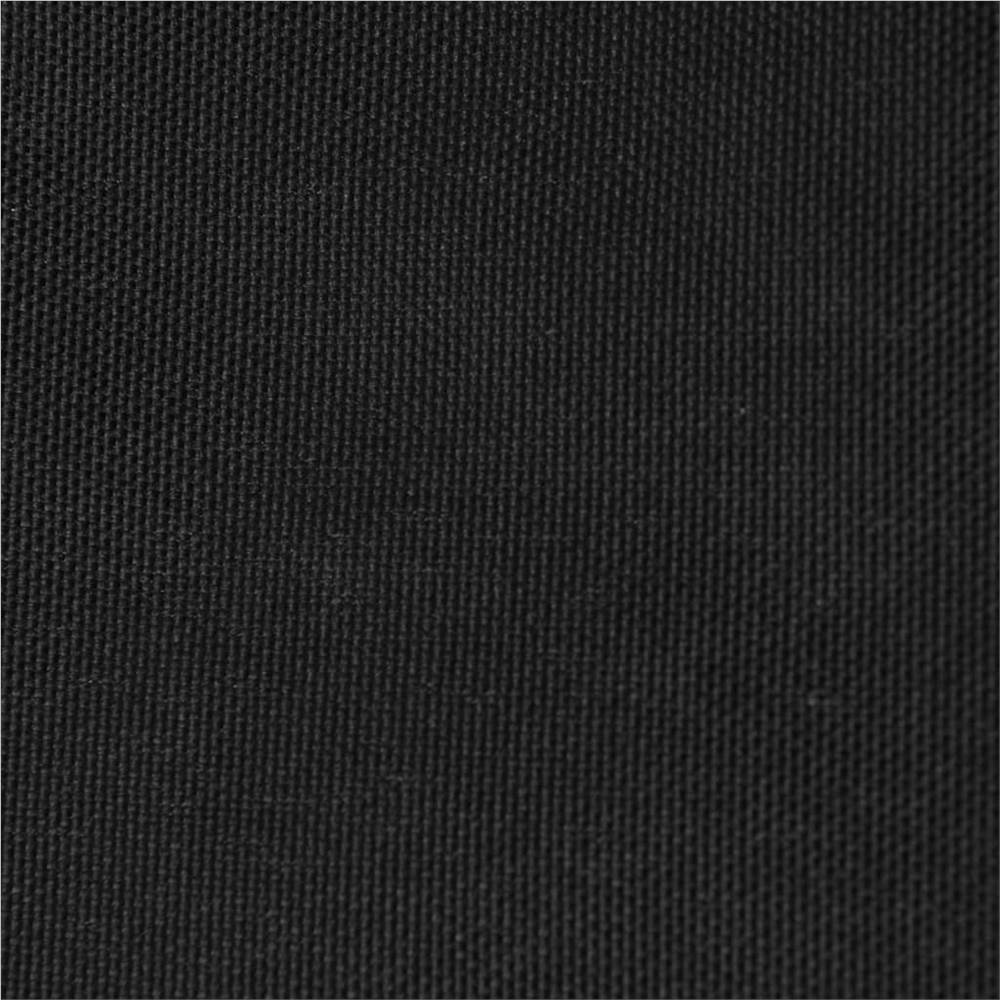 Sunshade Sail Oxford Fabric Triangular 4x5x6.4 m Black