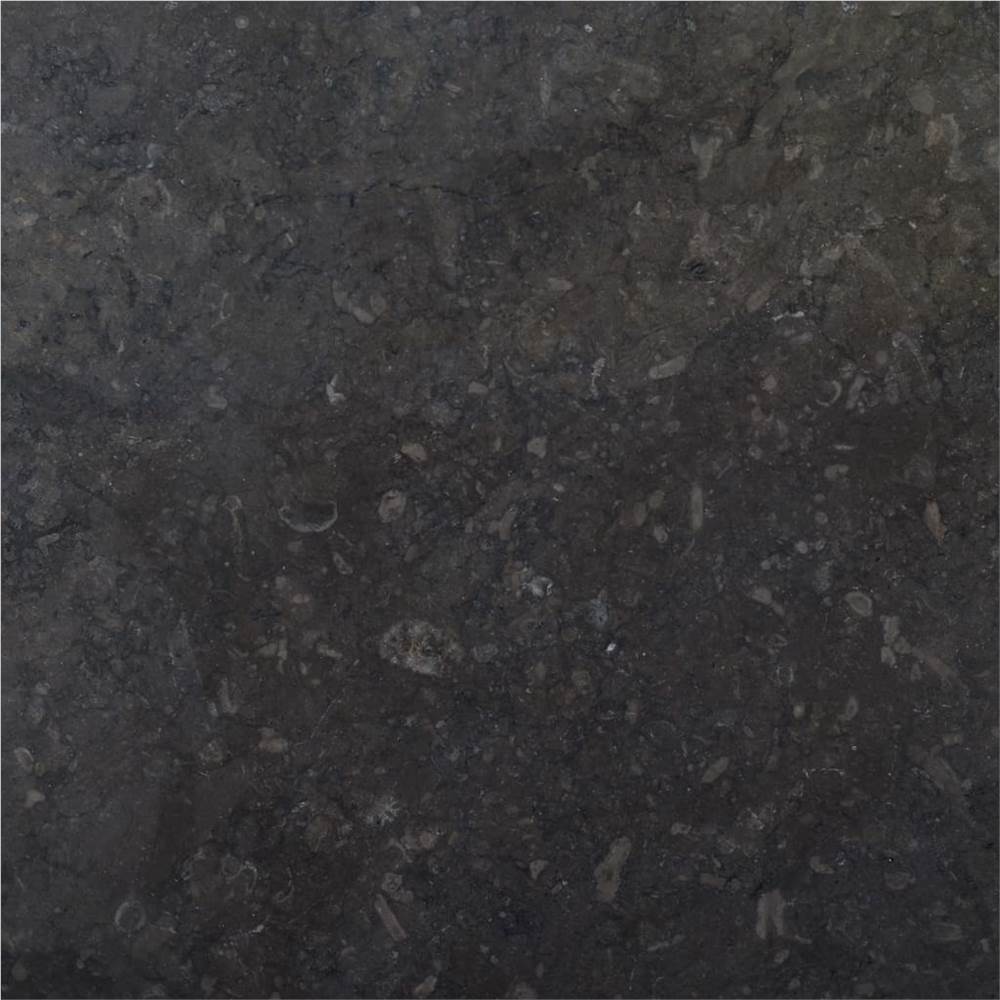 Table Top Black Ø70x2.5 cm Marble