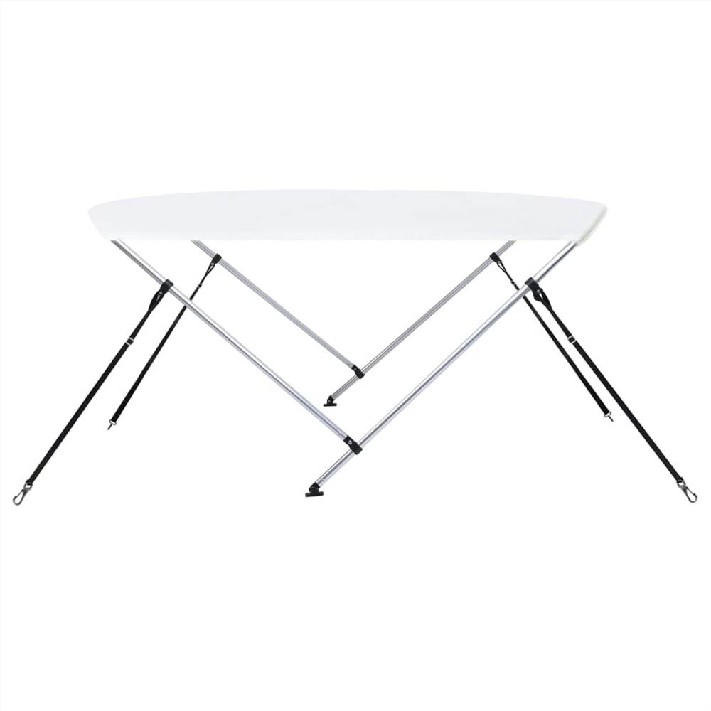 2 Bow Bimini Top White 180x130x110 cm