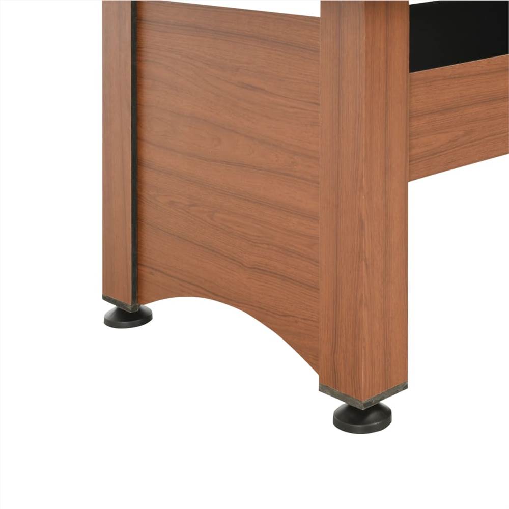 6 Feet Billiard Table 184x108x82 cm Brown
