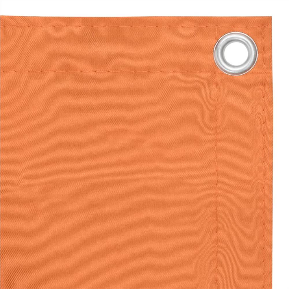 Balcony Screen Orange 75x600 cm Oxford Fabric