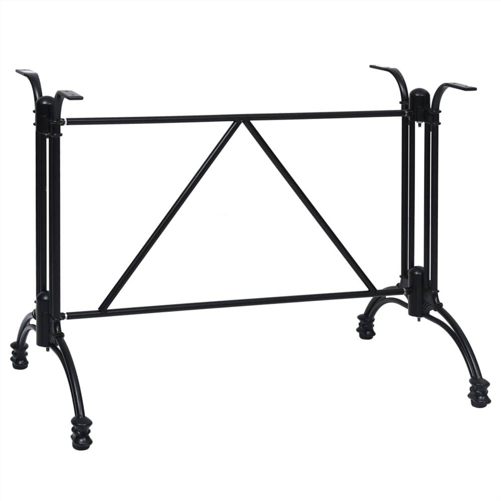 

Bistro Table Leg Black 93x60x72 cm Cast Aluminium