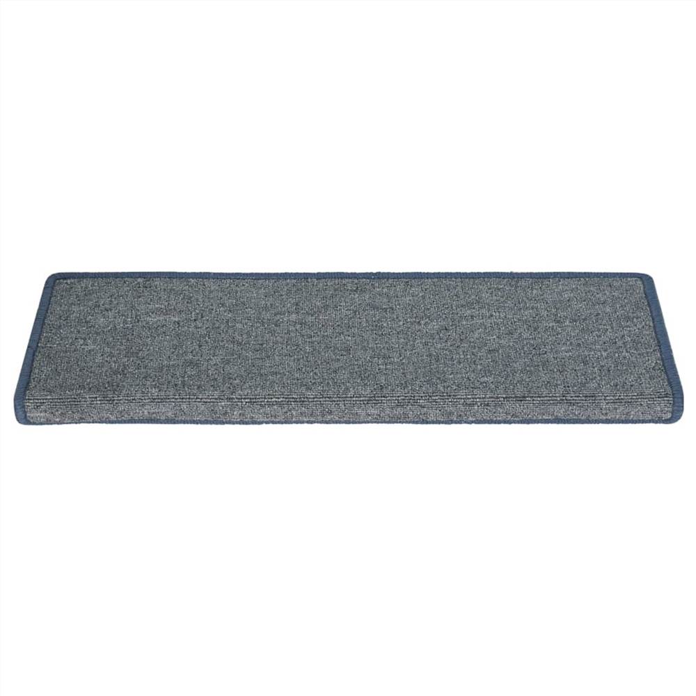 Carpet Stair Treads 15 pcs 65x25 cm Purple and Blue