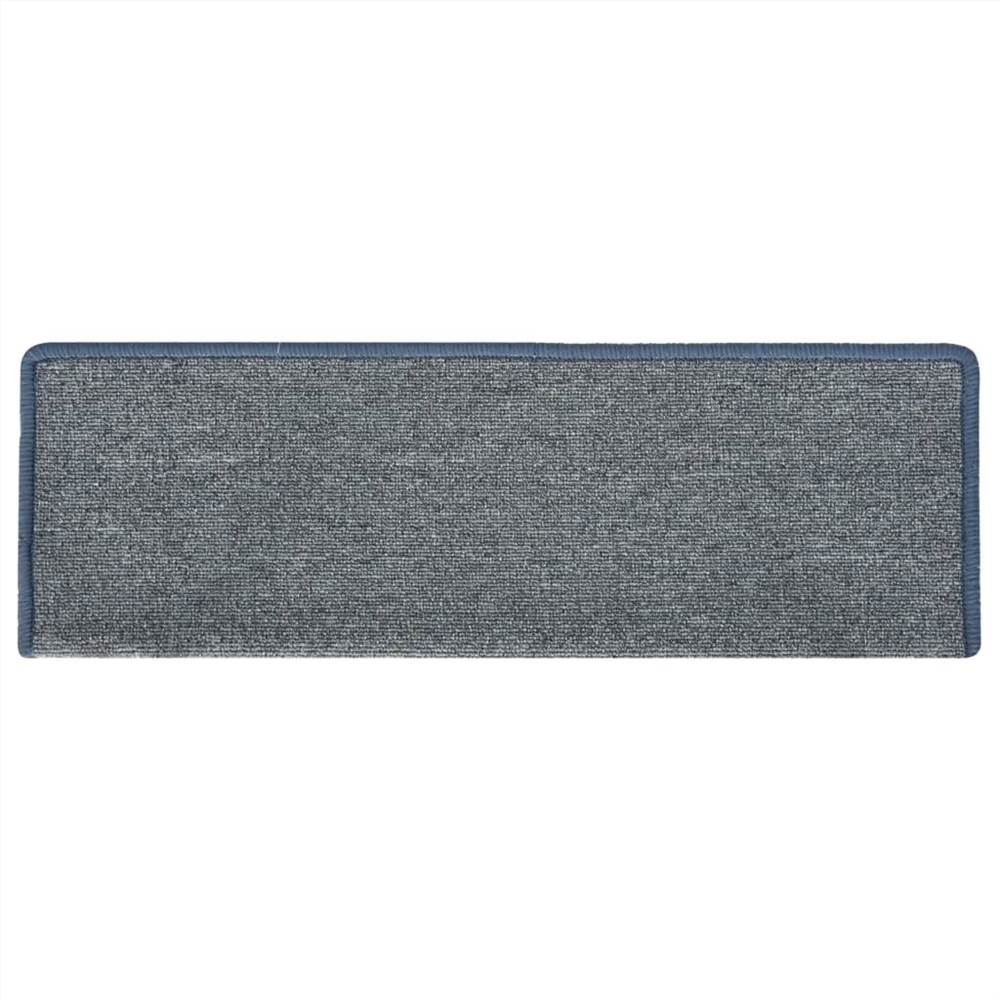 Carpet Stair Treads 15 pcs 65x25 cm Purple and Blue