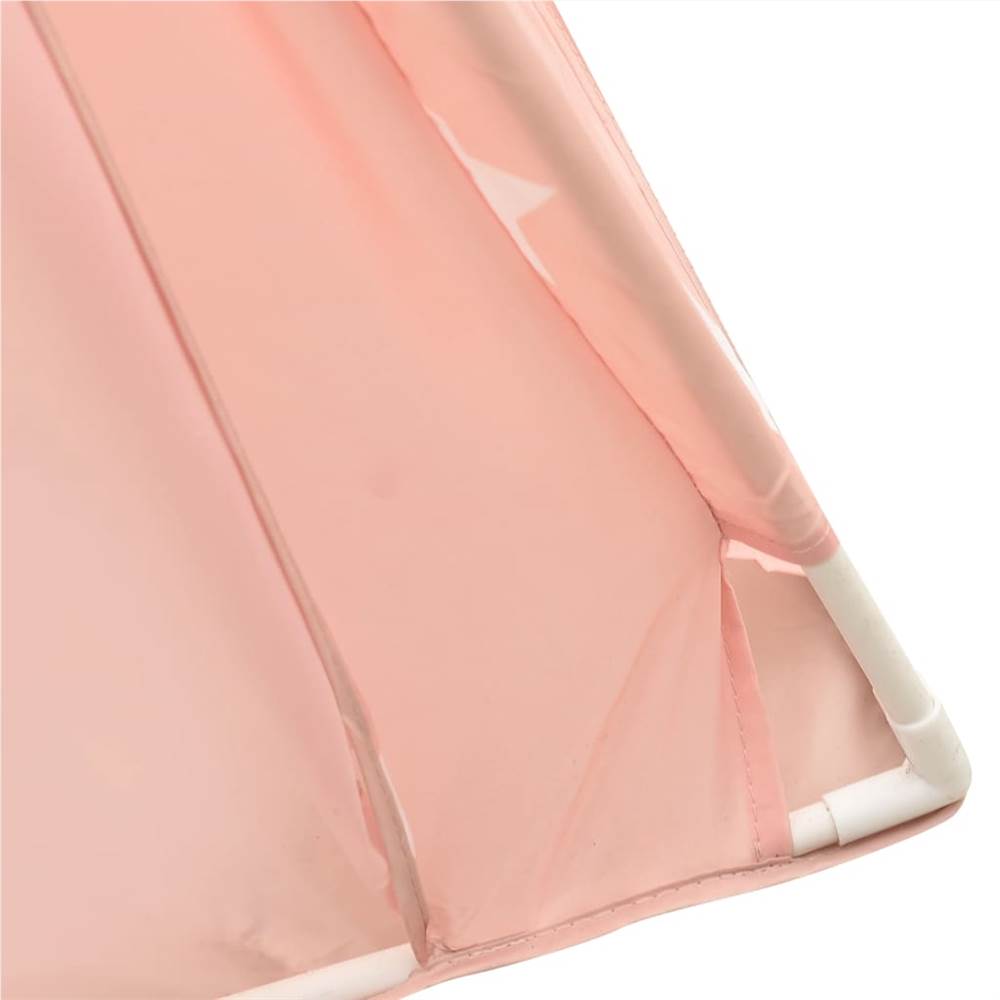 Children Teepee Tent with Bag Polyester Pink 115x115x160 cm
