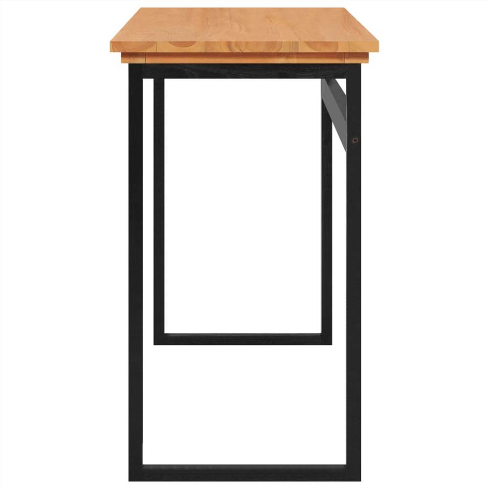 Desk 140x45x75 cm Solid Teak Wood