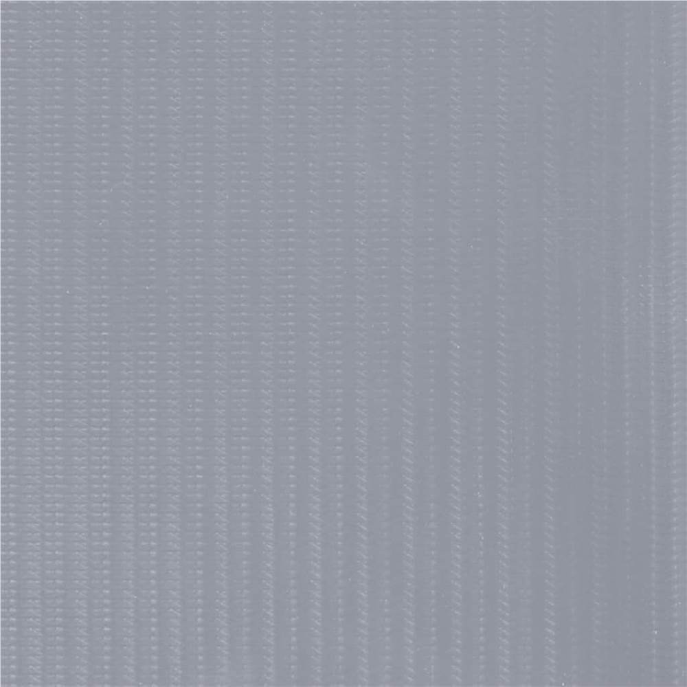 Garden Privacy Screens 4 pcs PVC 35x0.19 m Matte Light Grey