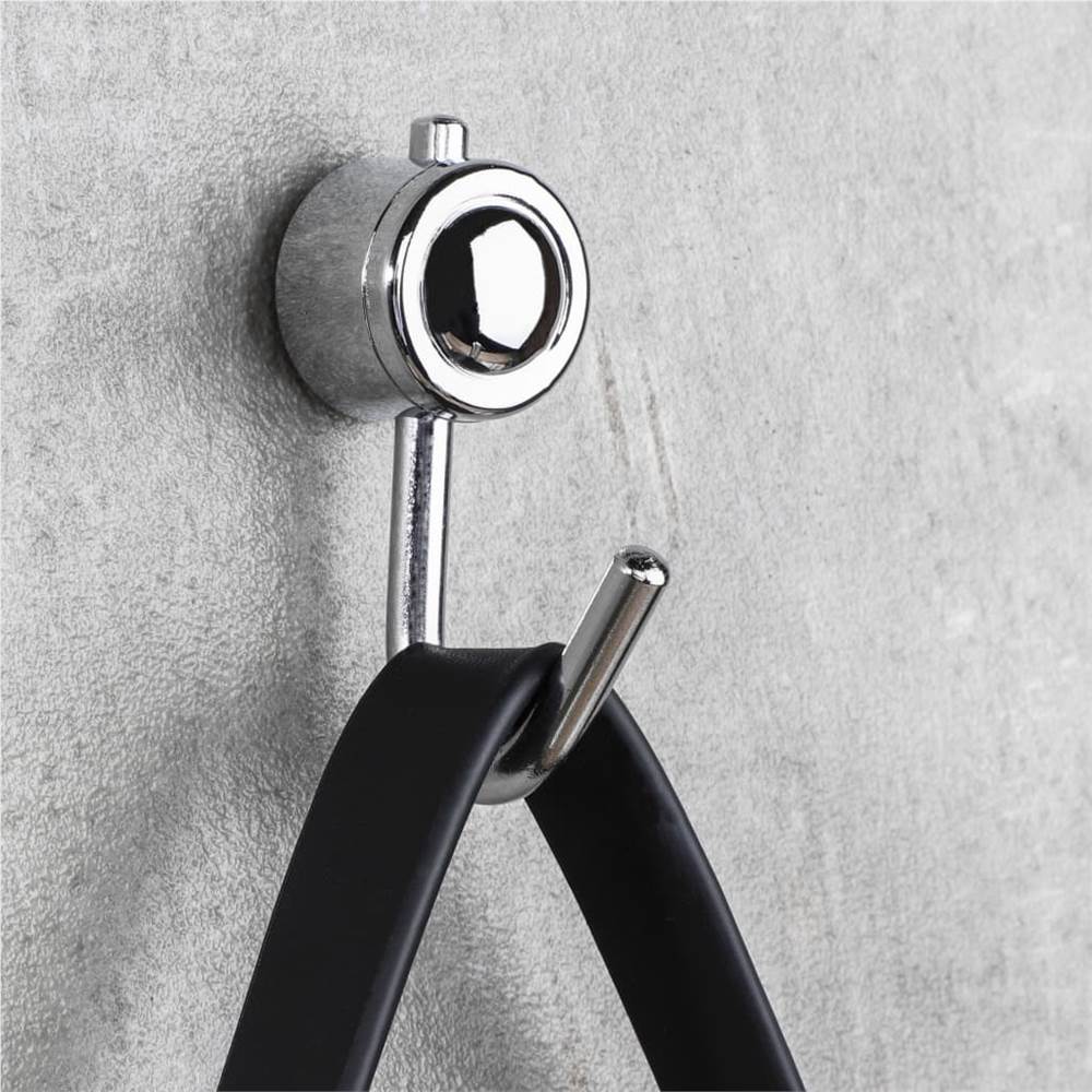 HI Round Hanging Mirror Black