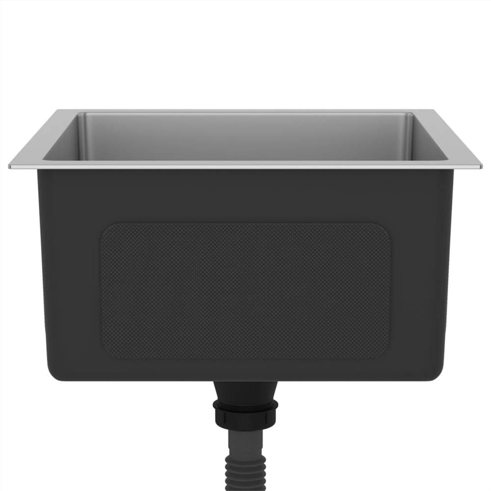 Handmade Kitchen Sink with Strainer Stainless Steel