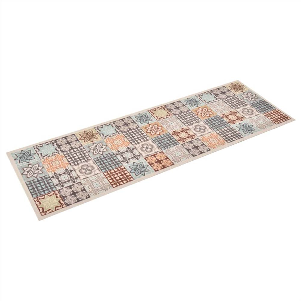 Kitchen Carpet Washable Mosaic Colour 60x180 cm