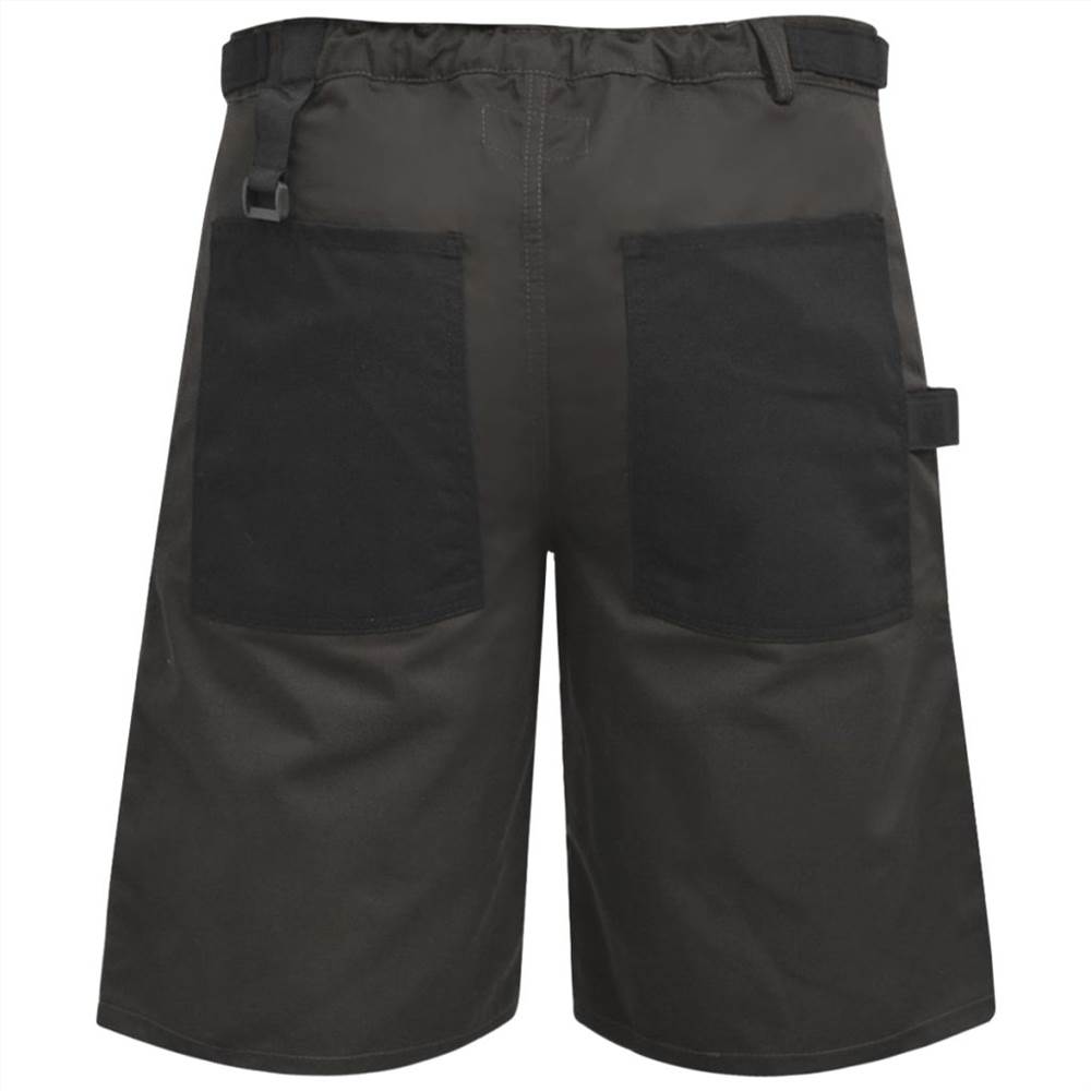 Mens Work Short Pants Size L Grey