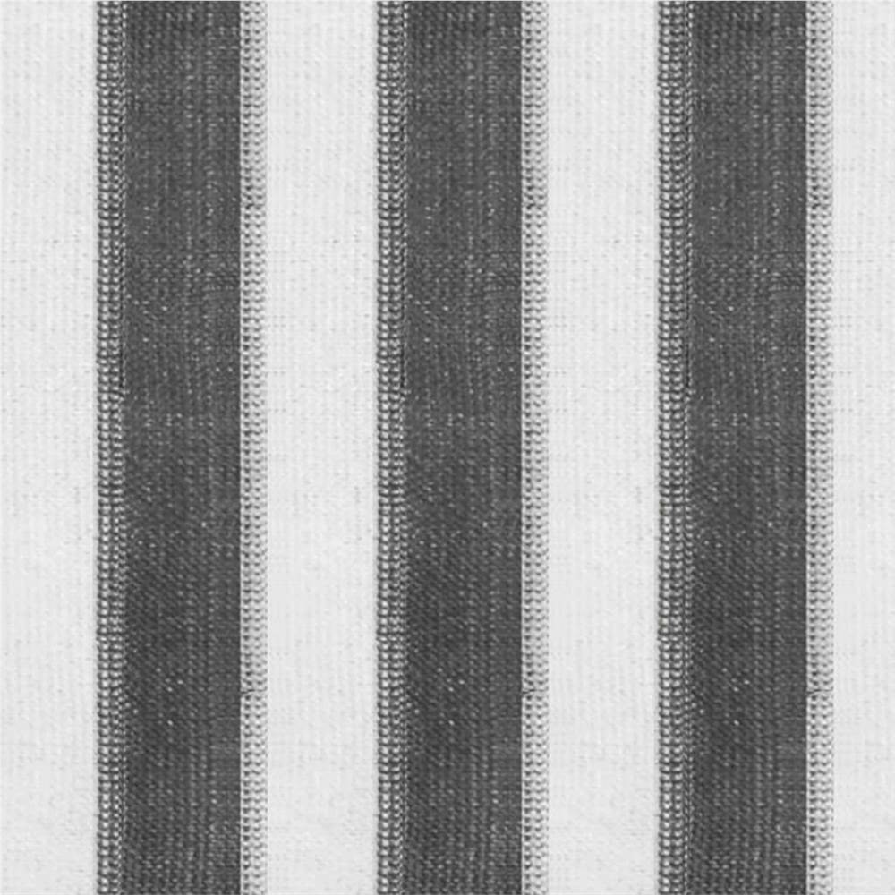 Outdoor Roller Blind 350x230 cm Anthracite and White Stripe