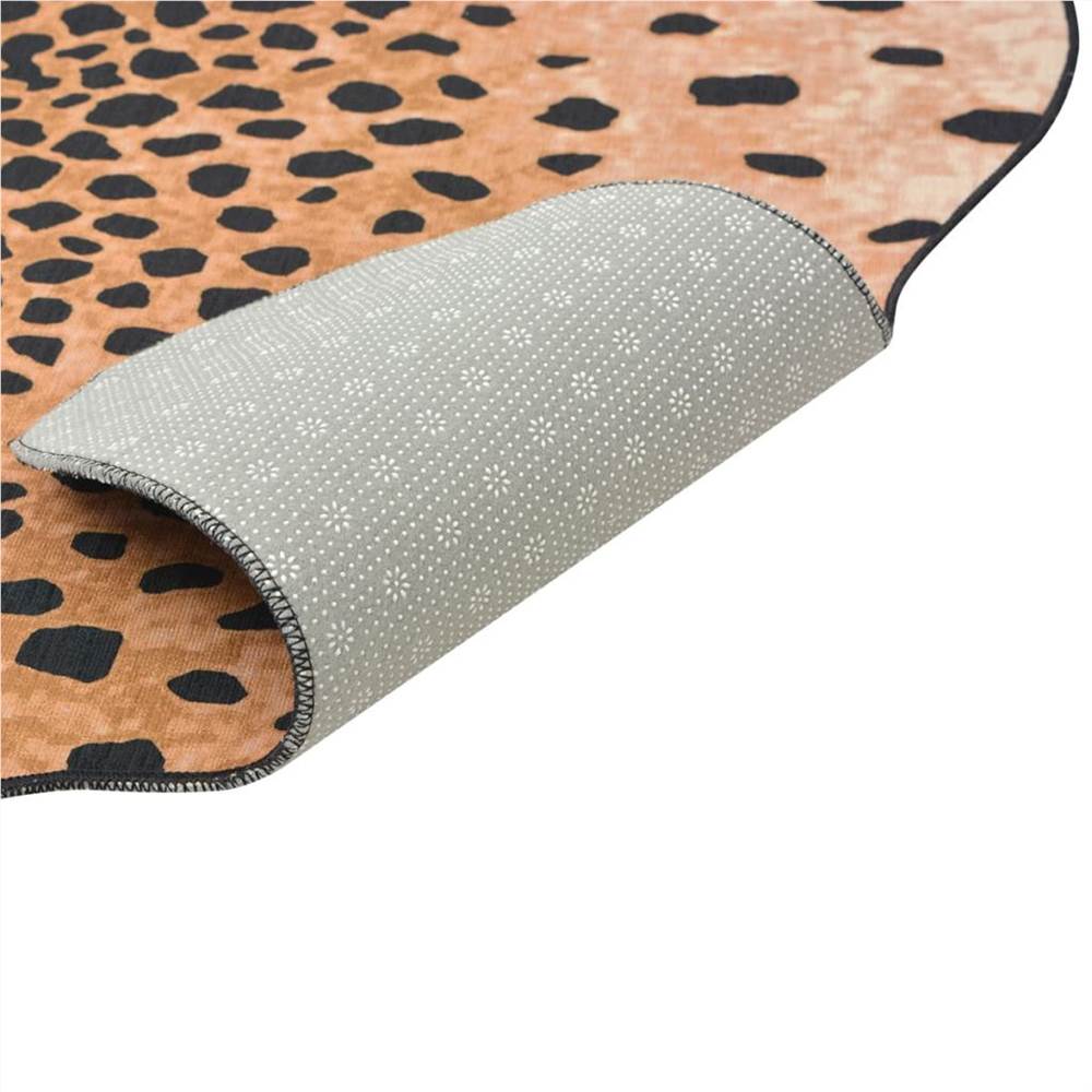 Shaped Rug 150x220 cm Cheetah Print