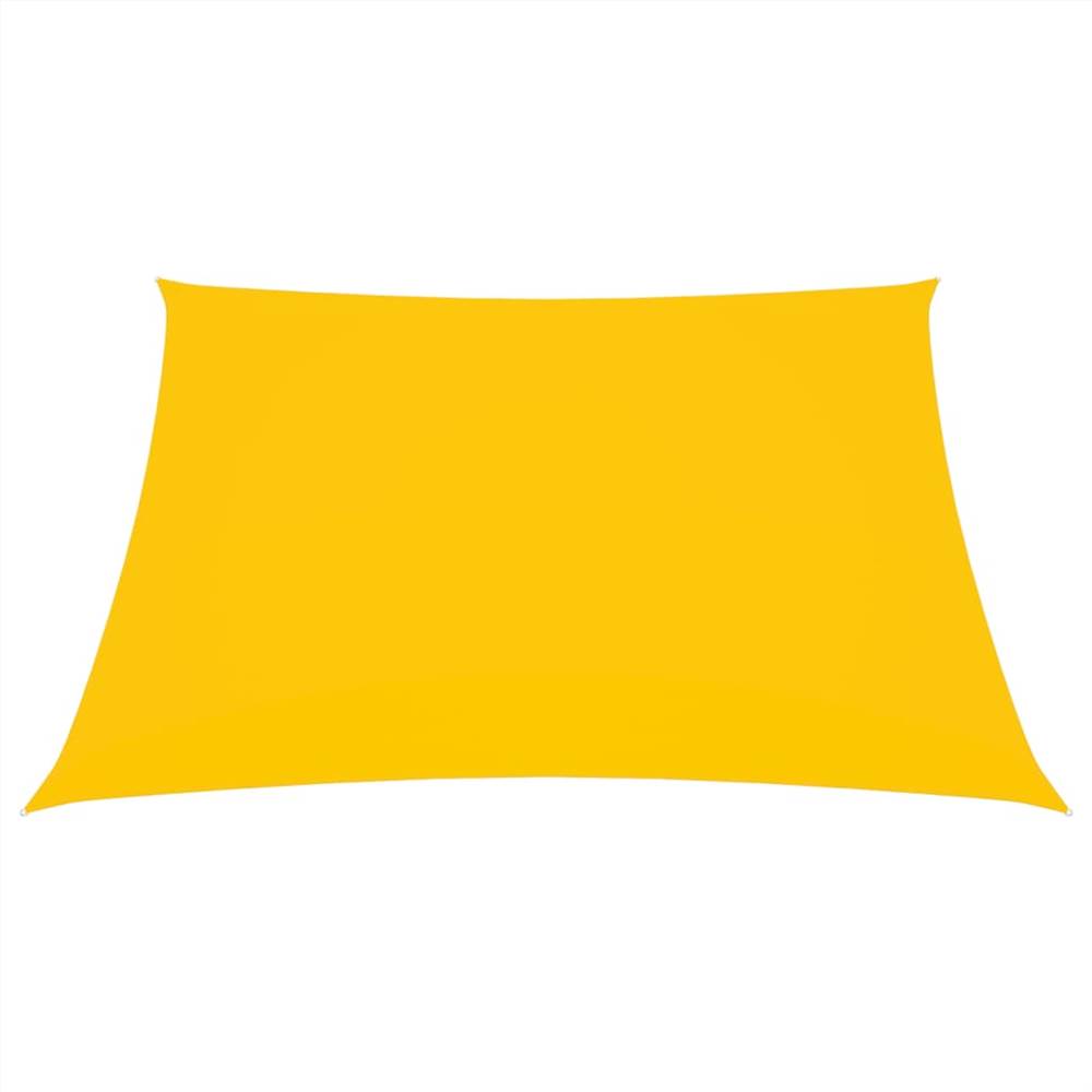 Sunshade Sail Oxford Fabric Rectangular 3x4.5 m Yellow