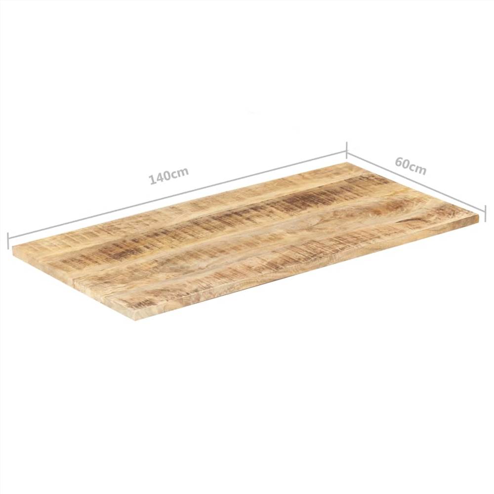 Table Top Solid Mango Wood 25-27 mm 140x60 cm