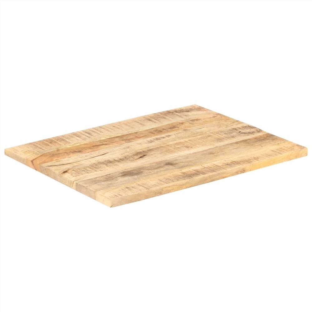 Table Top Solid Mango Wood 25-27 mm 90x60 cm