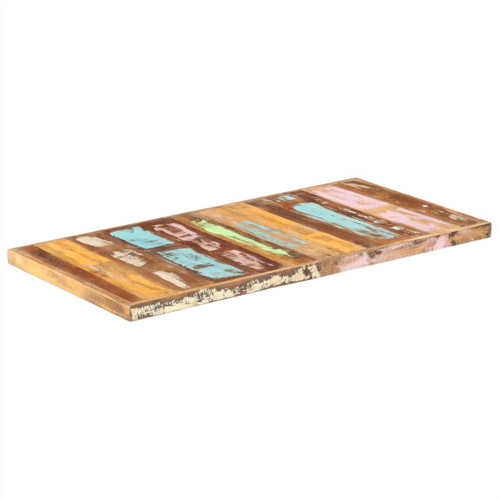 Table Top Solid Reclaimed Wood 16 mm 140x70 cm