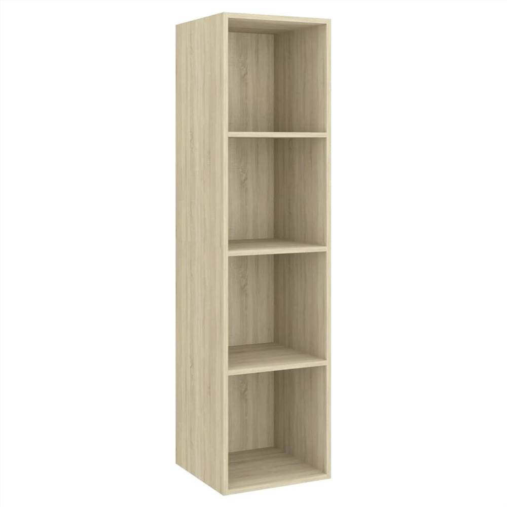 Wall-mounted TV Cabinet Sonoma Oak 37x37x142.5 cm Chipboard