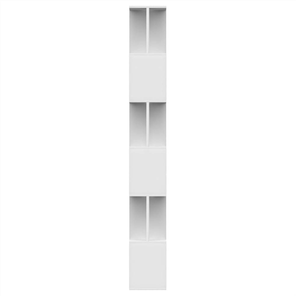 Book Cabinet/Room Divider White 80x24x192 cm Chipboard