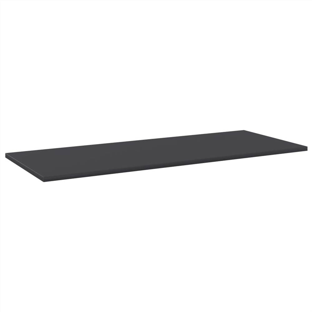 Bookshelf Boards 4 pcs Grey 100x40x1.5 cm Chipboard