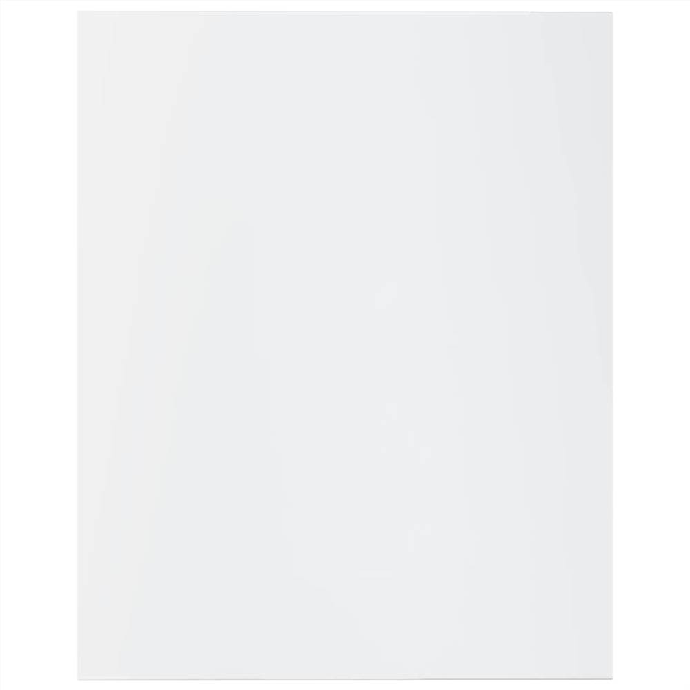 Bookshelf Boards 4 pcs High Gloss White 40x50x1.5 cm Chipboard