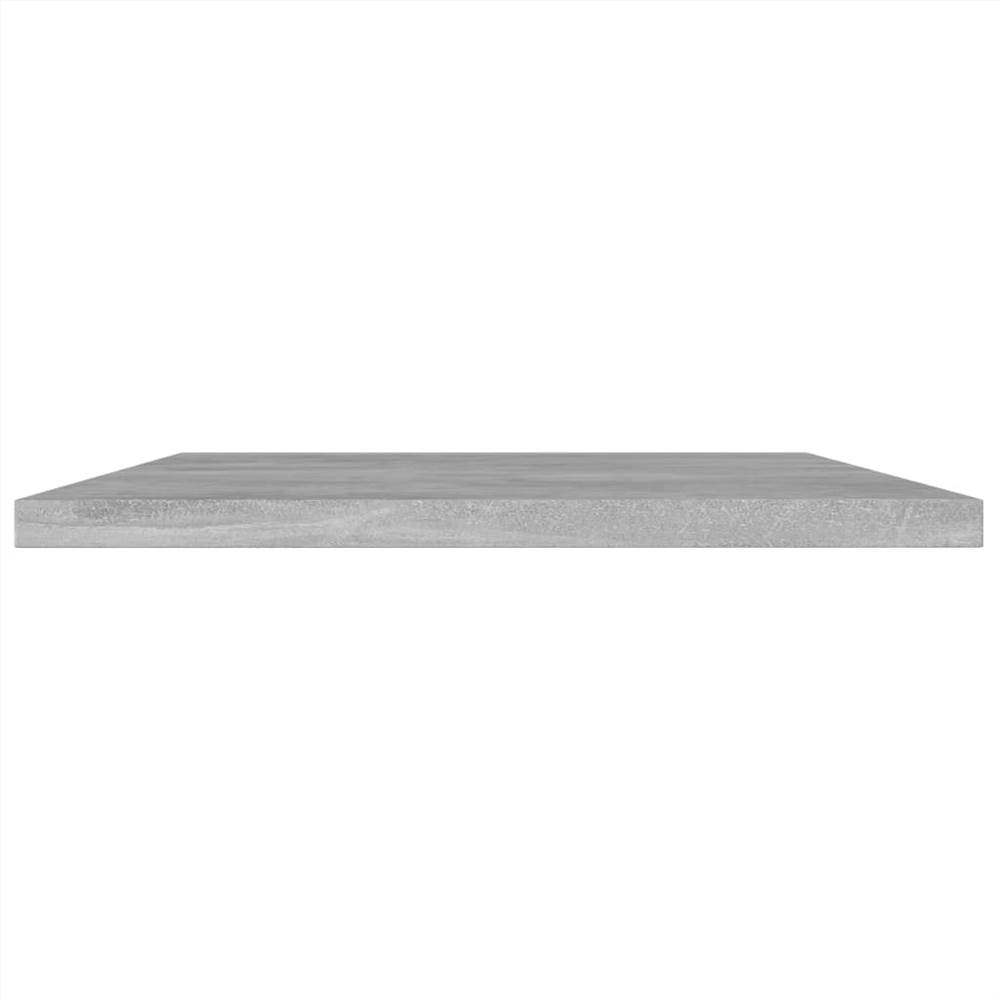 Bookshelf Boards 8 pcs Concrete Grey 40x30x1.5 cm Chipboard