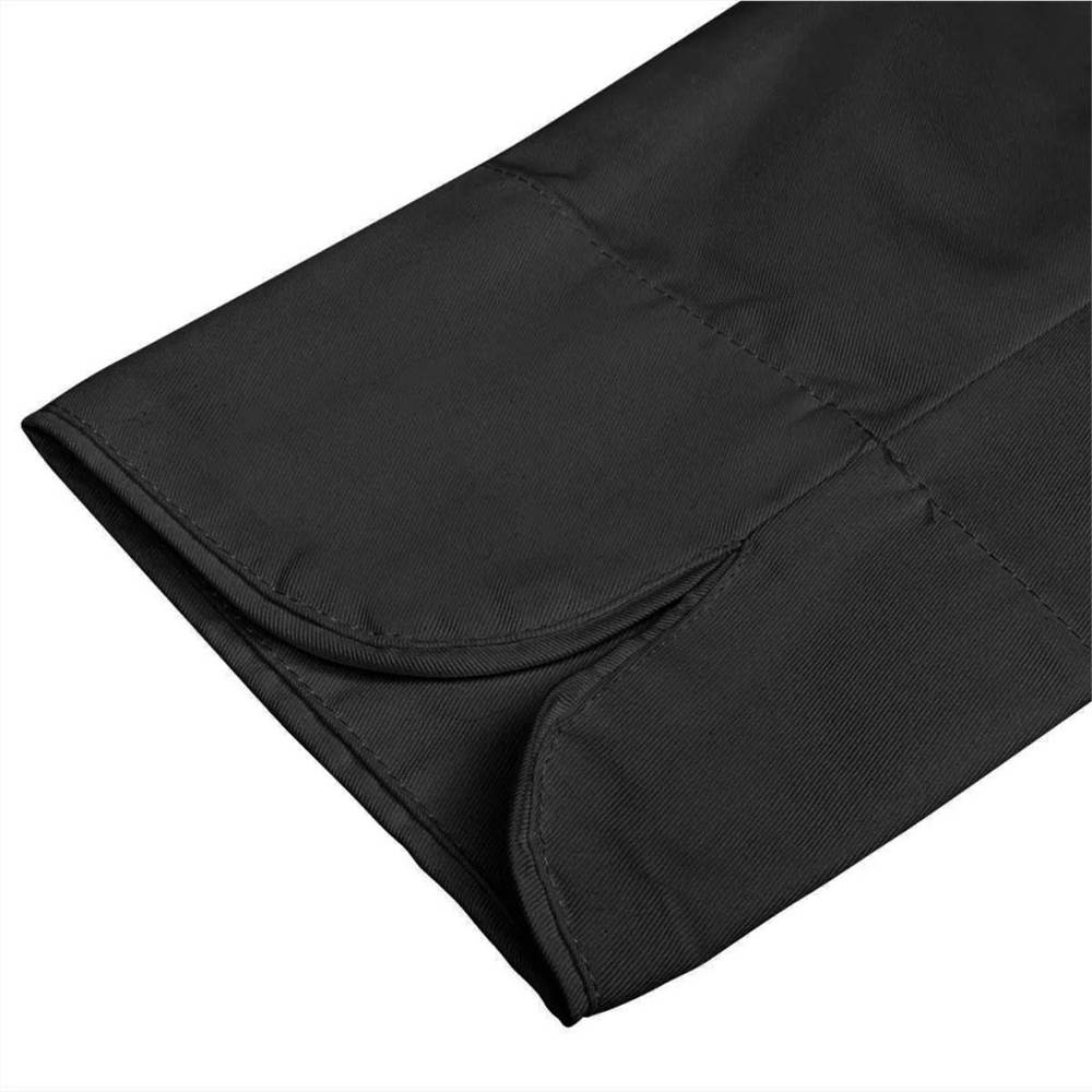 Chef Jackets 2 pcs Long Sleeve Size XL Black