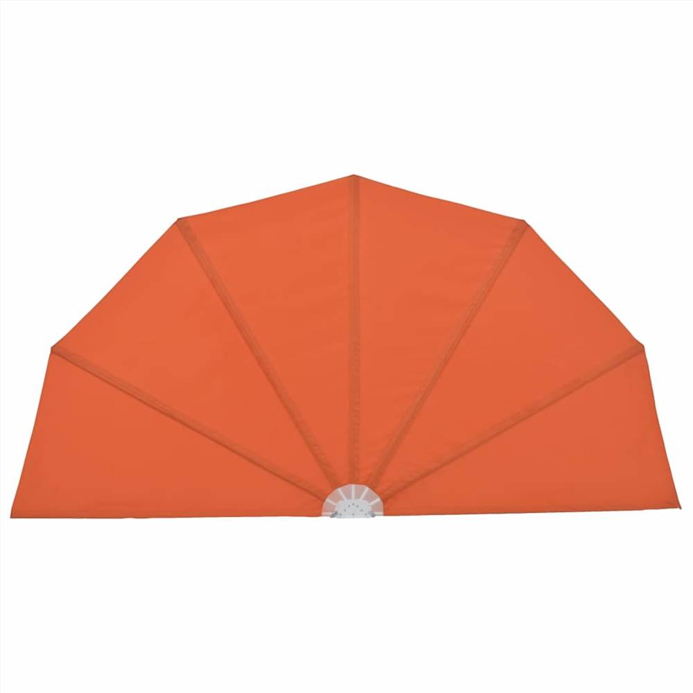 Collapsible Terrace Side Awning Terracotta 200 cm