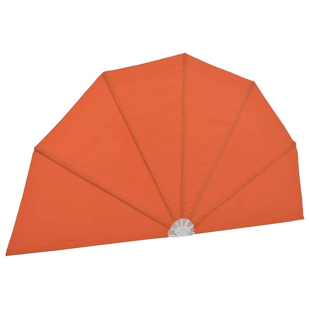 Collapsible Terrace Side Awning Terracotta 200 cm