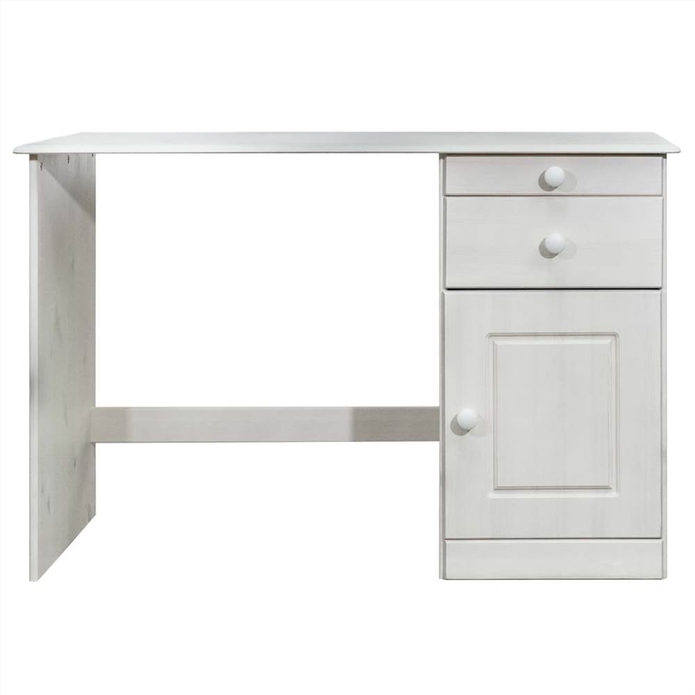 Desk with Drawers 110x50x74 cm Solid Pine Wood