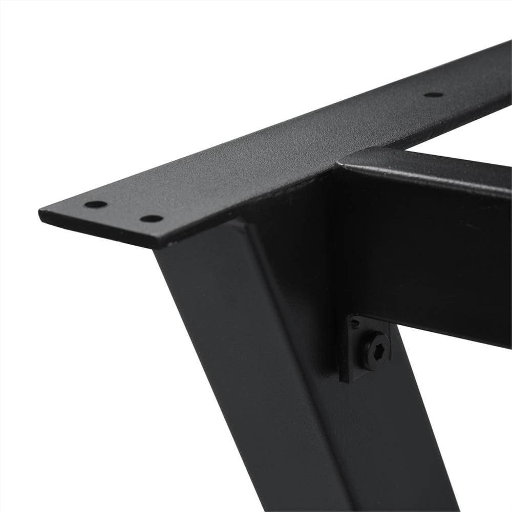 Dining Table Leg X-Frame 200x80x72 cm