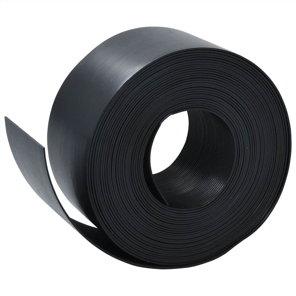 Garden Edging Black 10 m 10 cm PE