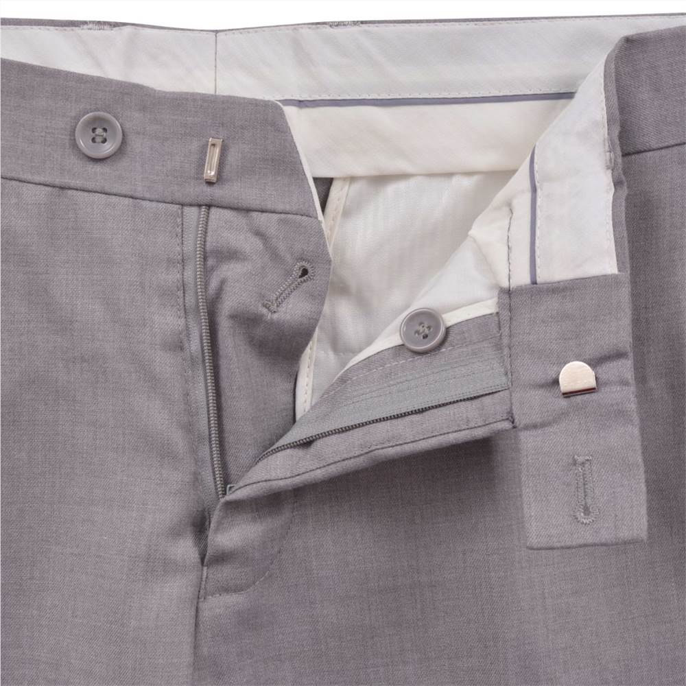 Mens 2 Piece Business Suit Size 48 Light Grey