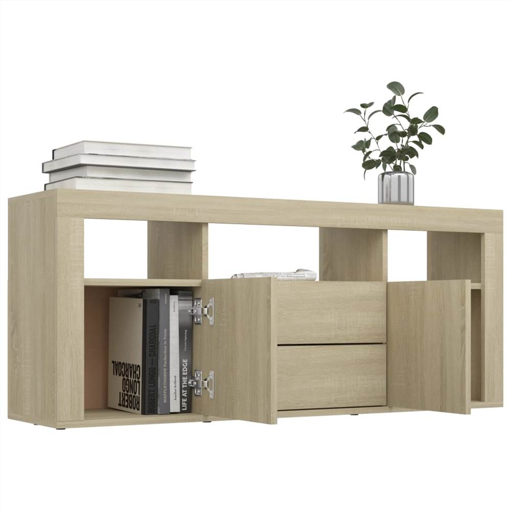 TV Cabinet Sonoma Oak 120x30x50 cm Chipboard