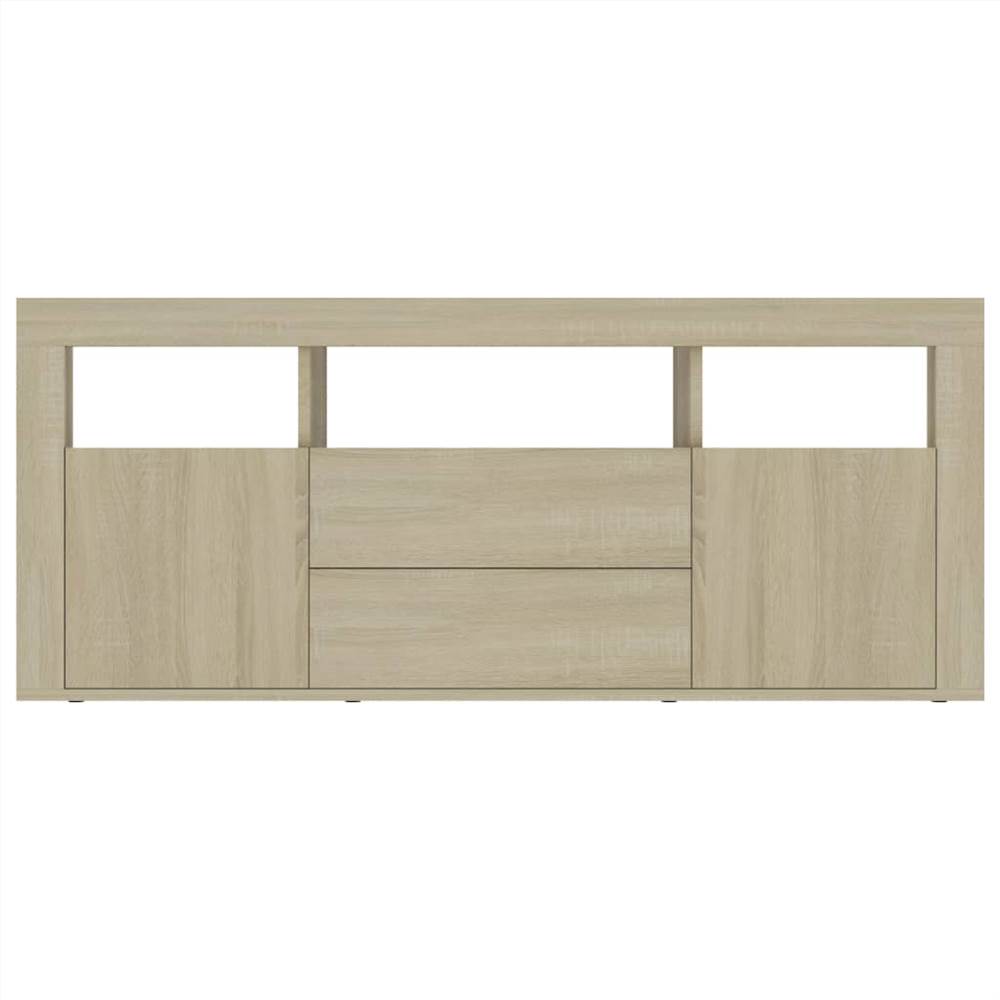 TV Cabinet Sonoma Oak 120x30x50 cm Chipboard