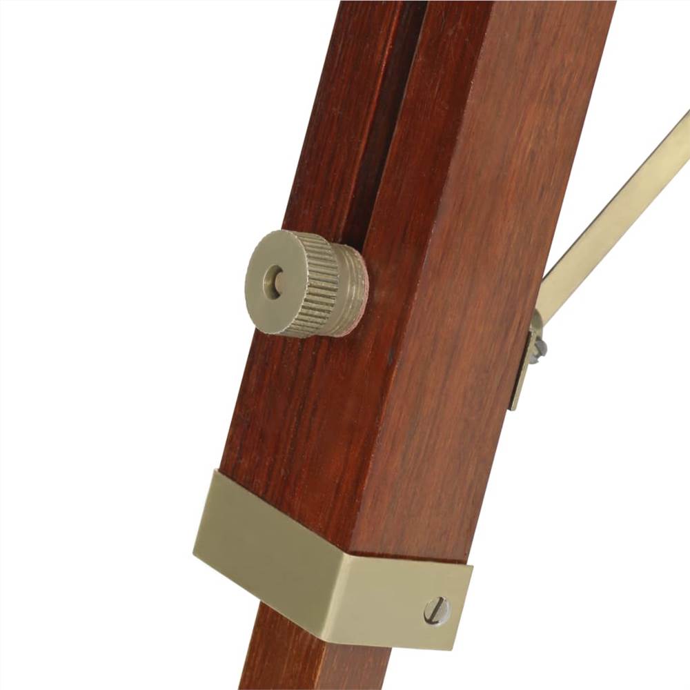 Tripod Floor Lamp Solid Mango Wood 69 cm