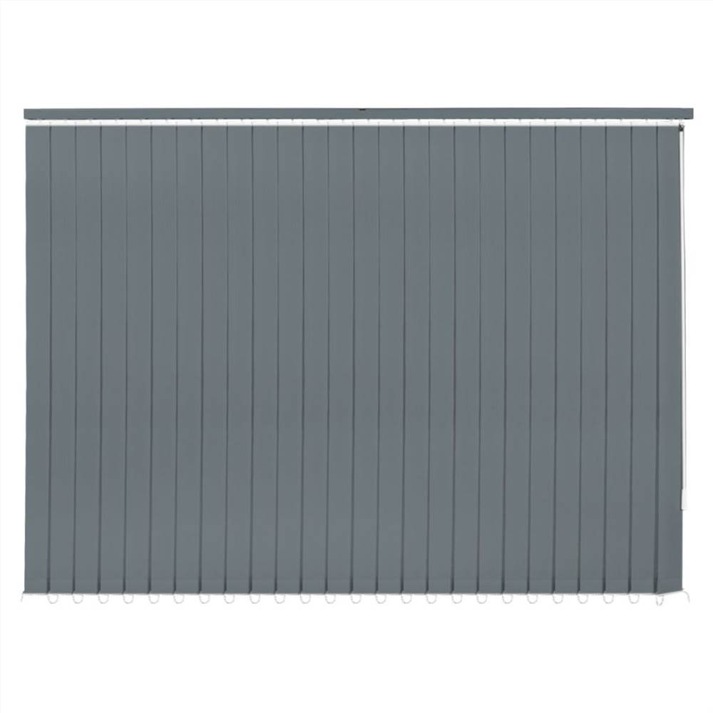 Vertical Blinds Grey Fabric 120x250 cm