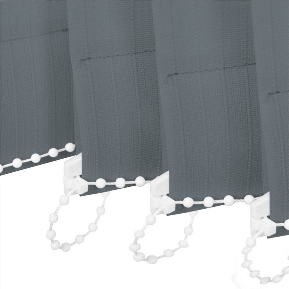 Vertical Blinds Grey Fabric 120x250 cm
