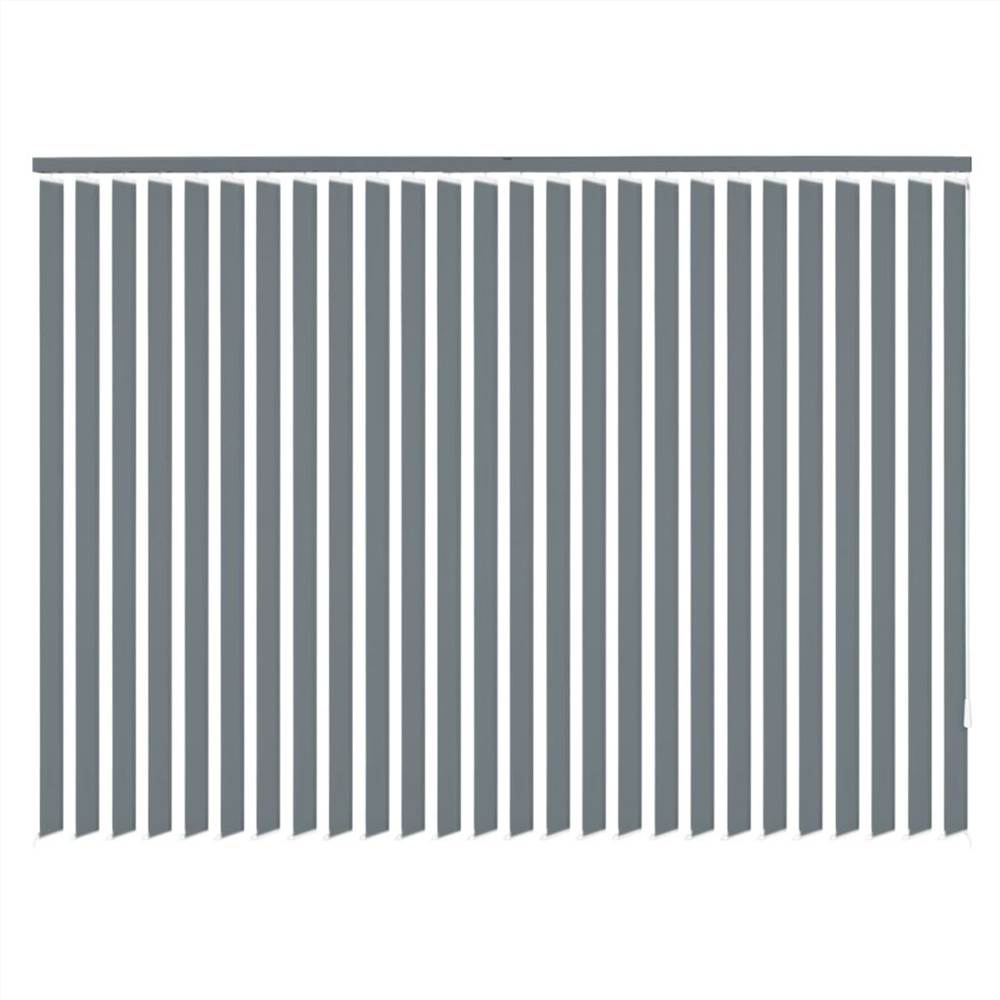 Vertical Blinds Grey Fabric 150x180 cm