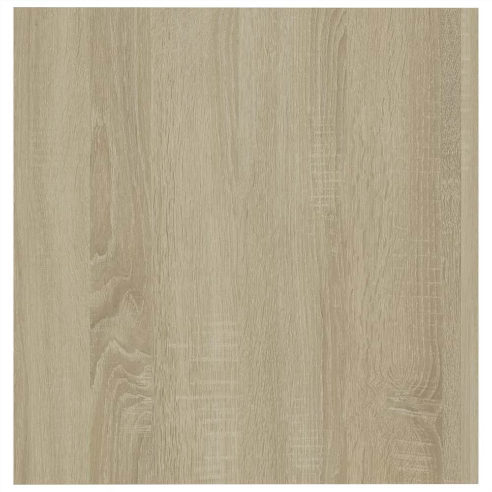 Wall Mounted Cabinet Sonoma Oak 80x39x40 cm Chipboard
