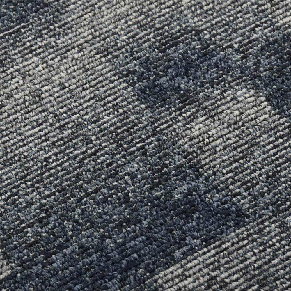 Floor Carpet Tiles 20 pcs 5 m² Dark Blue
