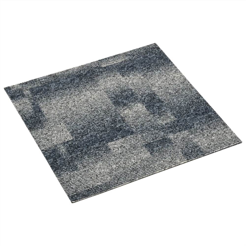 Floor Carpet Tiles 20 pcs 5 m² Dark Blue