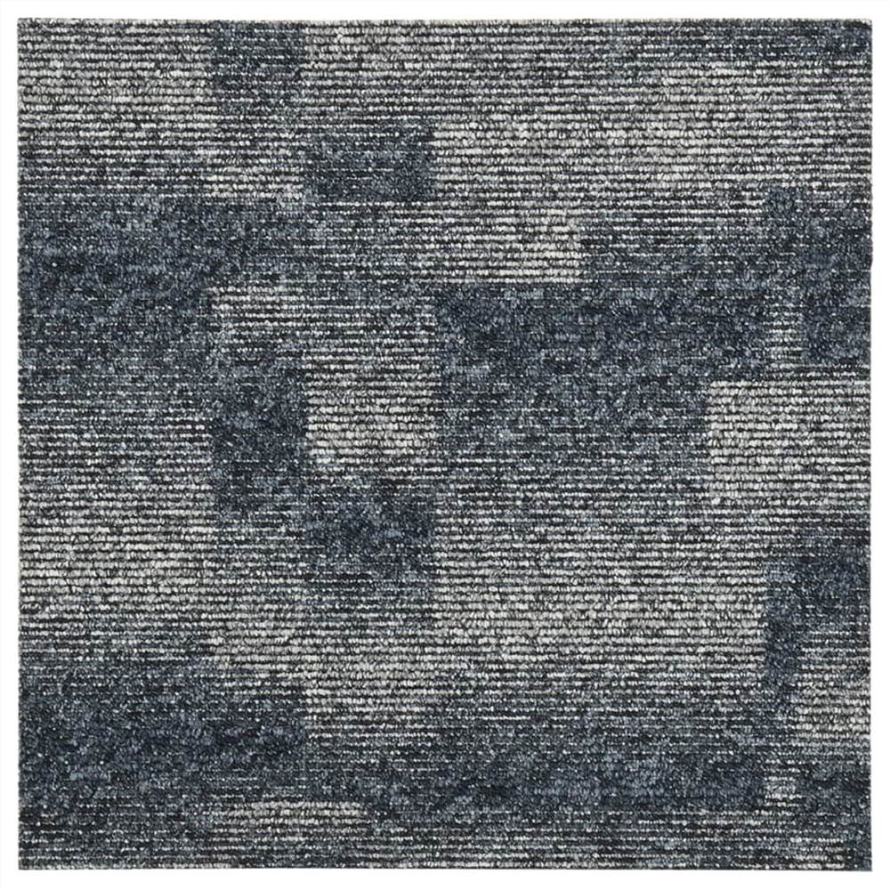 Floor Carpet Tiles 20 pcs 5 m² Dark Blue