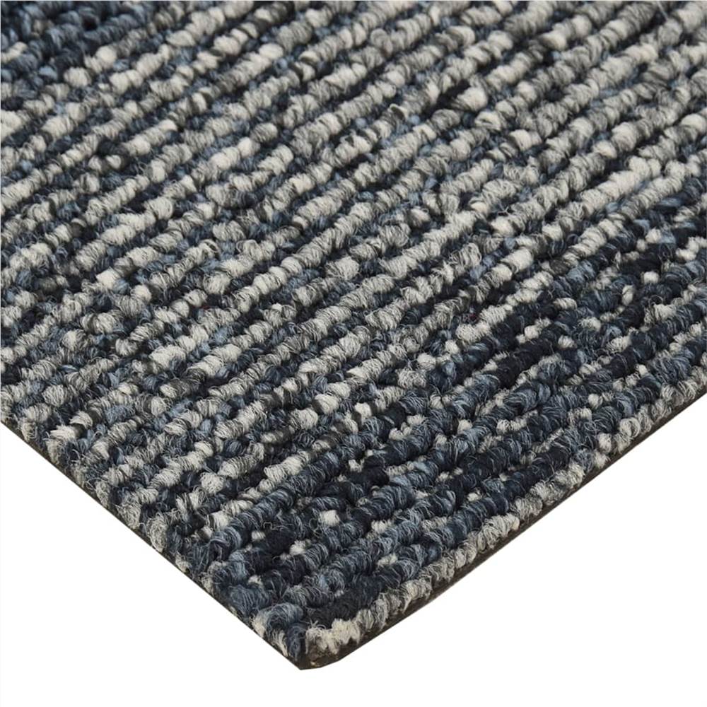 Floor Carpet Tiles 20 pcs 5 m² Dark Blue