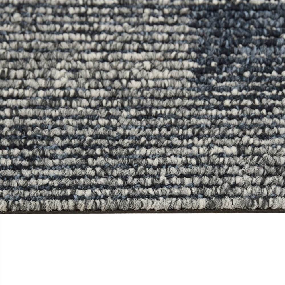 Floor Carpet Tiles 20 pcs 5 m² Dark Blue