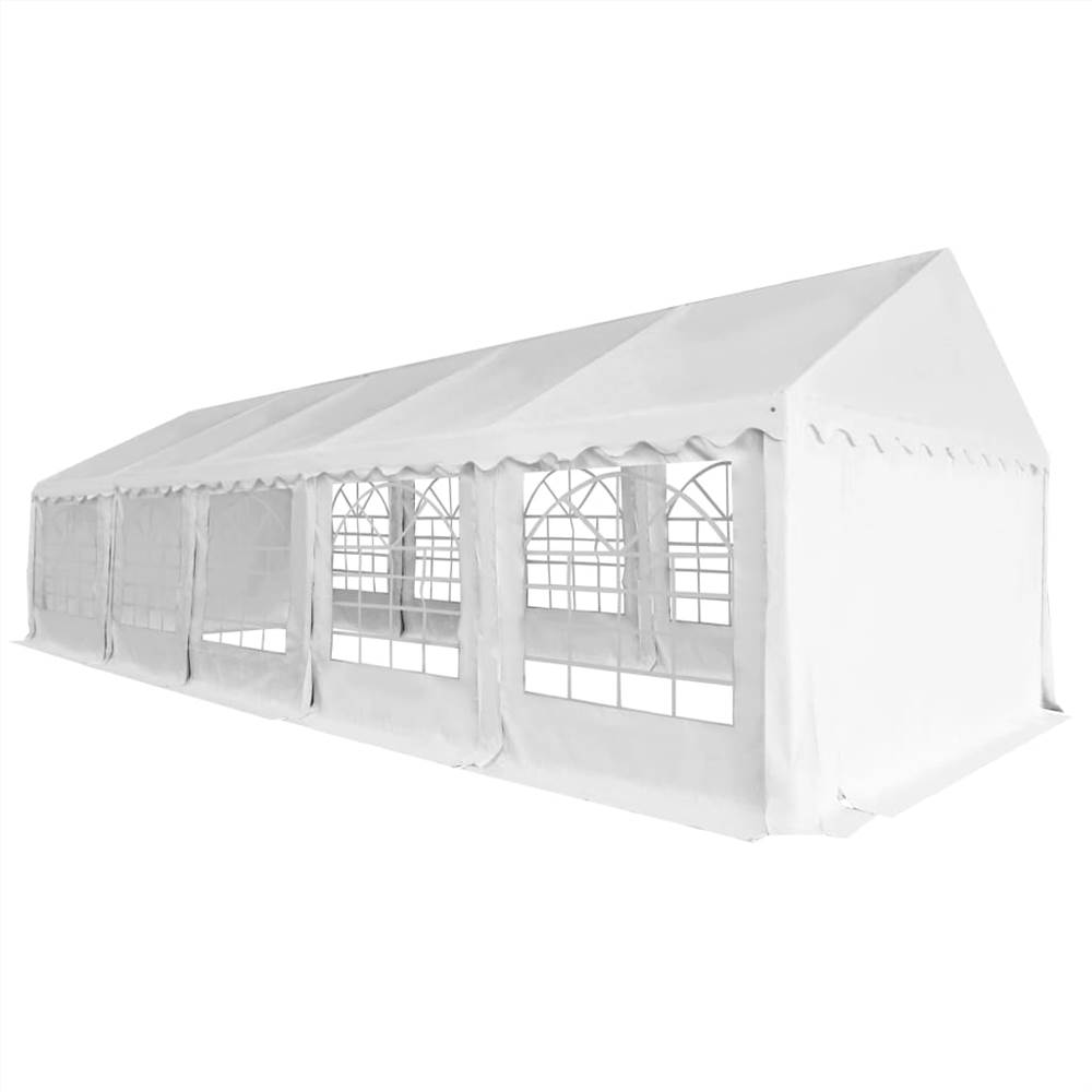 Garden Marquee PVC 5x10 m White