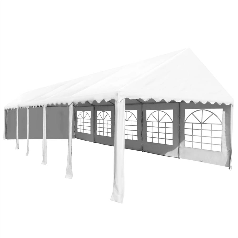 Garden Marquee PVC 5x10 m White