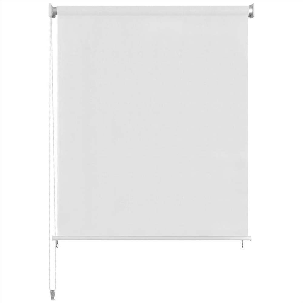 Outdoor Roller Blind White 80x140 cm HDPE