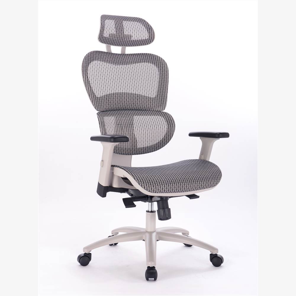 Home Office Rotatable Gaming Chair Height Adjustable with Ergonomic High Backrest, Elastic Mesh, and Lumbar Support - Gray
Home Office Rotatable Gaming Chair Height Adjustable with Ergonomic High Backrest, Elastic Mesh, and Lumbar Support - Gray