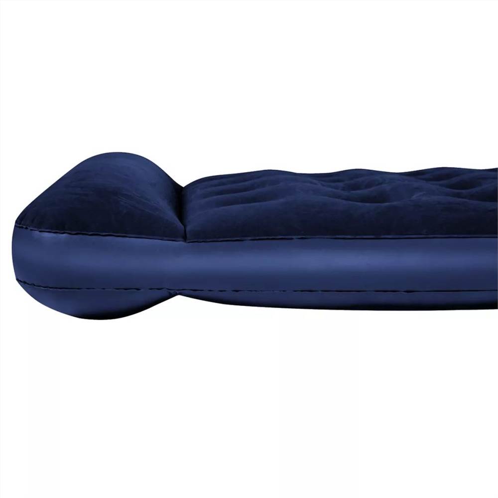 Bestway Inflatable Flocked Airbed Built-in Foot Pump 185x76x28cm 67223